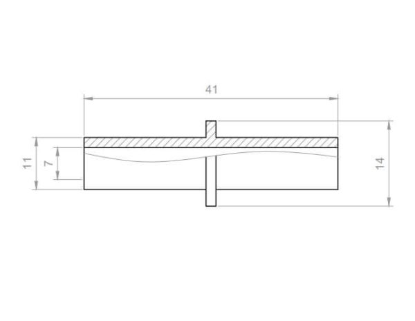Whirlpool Reduzierung Übergangsstück PVC Aussen 10x10 mm