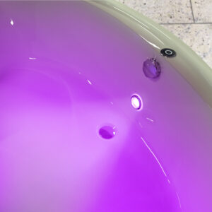 AQUADE Unterwasser Licht Farblicht LED Edelstahl Flach für Badewanne